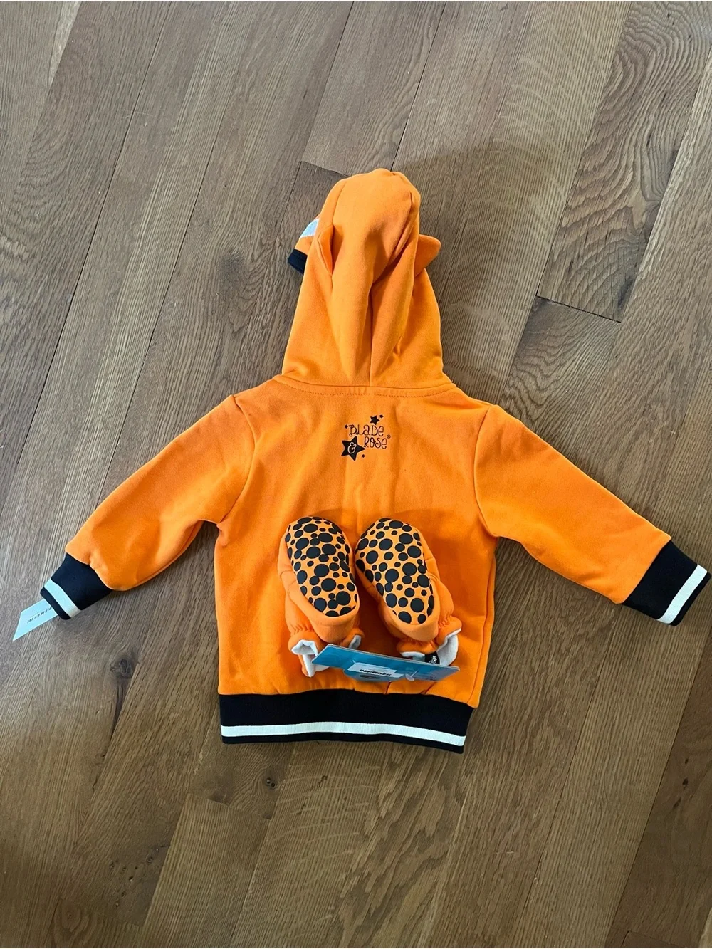 Blade & Rose Fox Hoodie and Booties, Size 6-12 months